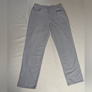 Lauren Ralph Lauren Gray Straight Leg Jeans Cotton Spandex Size 12